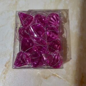 Target Shiny Silver Ornament Collection